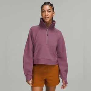 Lululemon Oversized Funnel Neck Scuba XS/S Vintage Plum
